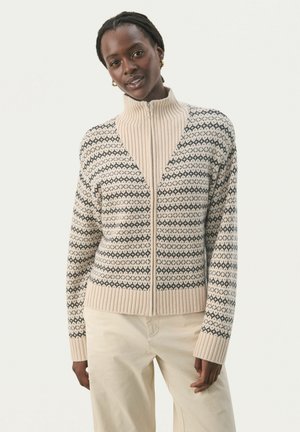 PIRJO - Cardigan - navy jacquard