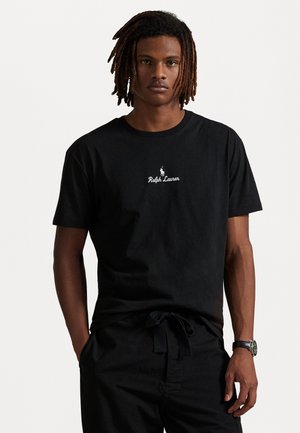 CLASSIC FIT LOGO JERSEY T-SHIRT - Βασικό μπλουζάκι - black