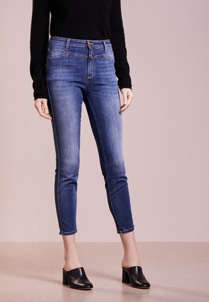 Skinny-Farkut - blue denim