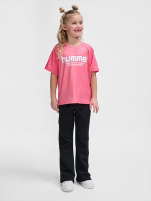 Hummel, T-shirts print - geranium pink