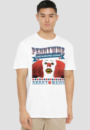 Cotton Soul, IT 1990 THE DANCING CLOWN - Print T-shirt - white