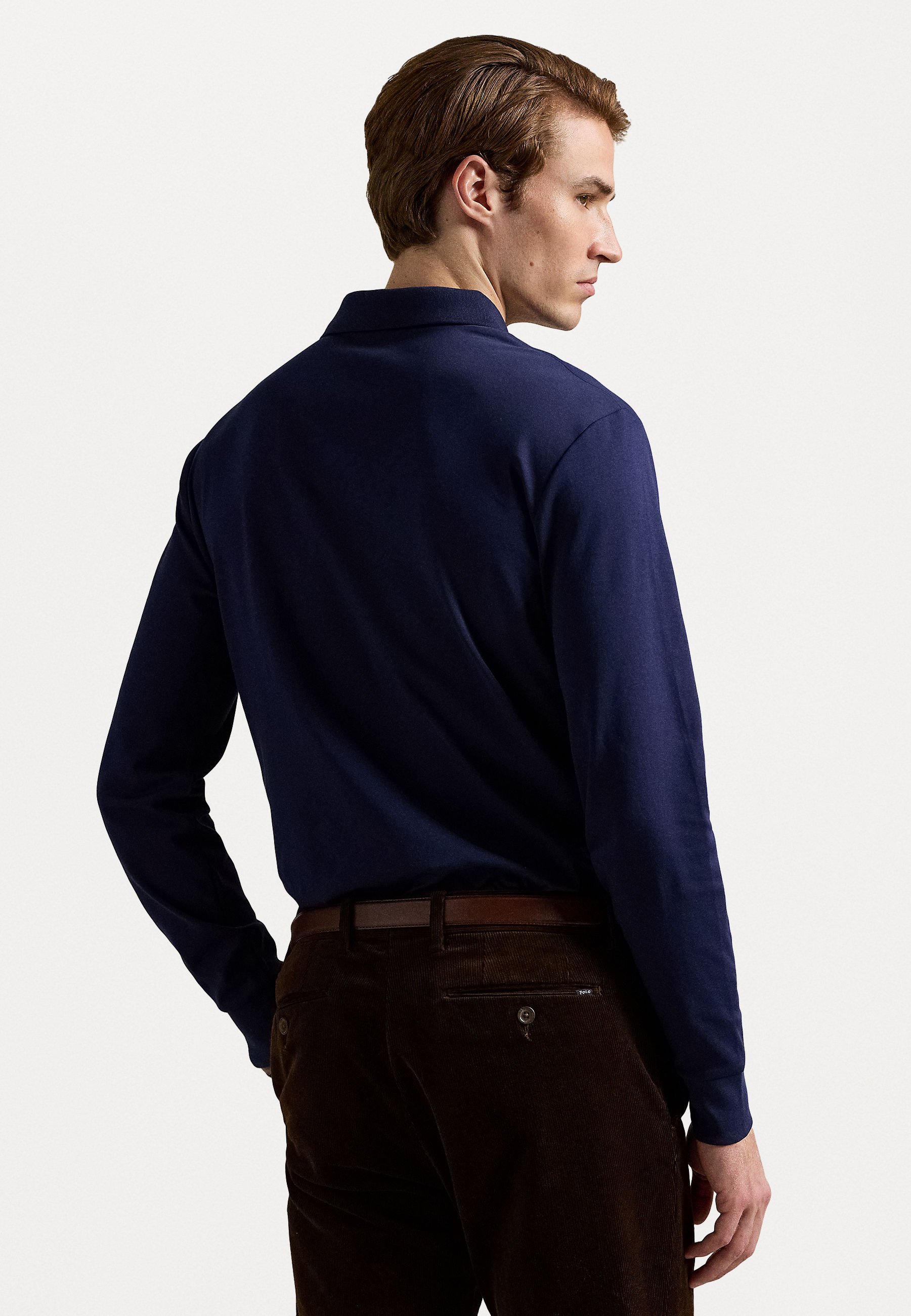 POLO RALPH LAUREN / 長袖シャツ/M/コットン/BLU Polo Ralph Lauren - Koszulka polo/granatowy - Zalando.pl