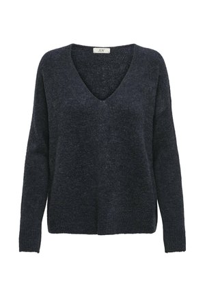 JDYELANORA L/S V-NECK NOOS - Jumper - night sky