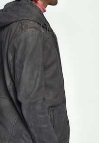 Maze Lederjacke - anthracite