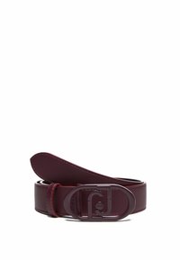 LIU JO WITH LOGO BUCKLE - Remen - bordeaux