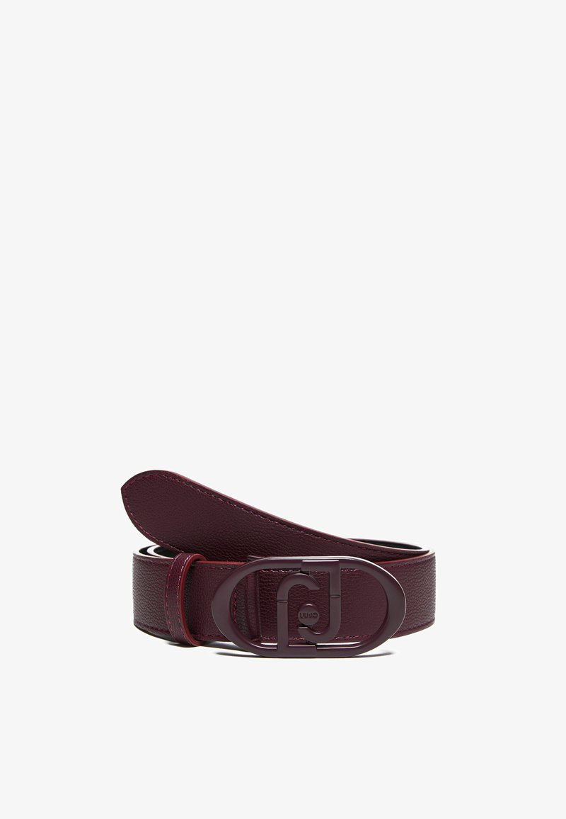 LIU JO WITH LOGO BUCKLE - Remen - bordeaux
