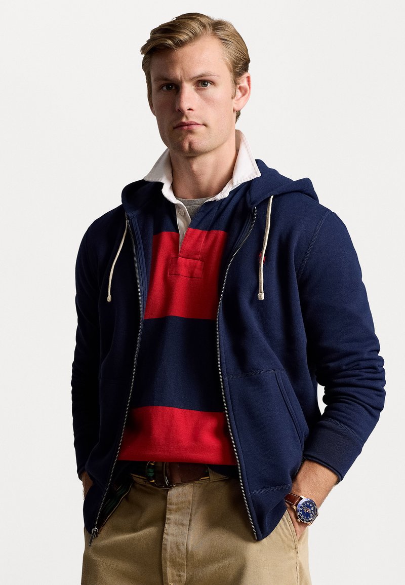 Polo Ralph Lauren - THE RL FLEECE HOODIE - Tröja med dragkedja - cruise navy, Förstora