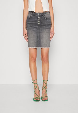ONLY ONLBLUSH LIFE SKIRT - Pieštukinis sijonas - grey denim