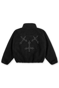 FAVELA EMBROIDERY JACKET - Φλις μπουφάν - black