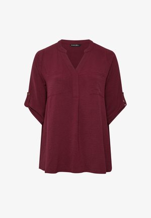 Evans, PLUS SIZE SHIRTS - Camicetta - burgundy