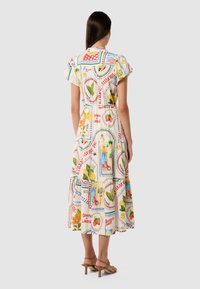 Forever New JACQUELINE PUFF SLEEVE TIERED MIDI - Koktel haljina / svečana haljina - multi-coloured