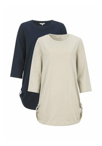 Niet geselecteerd, navy/light beige