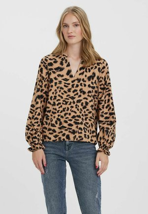 Blouse - silver mink