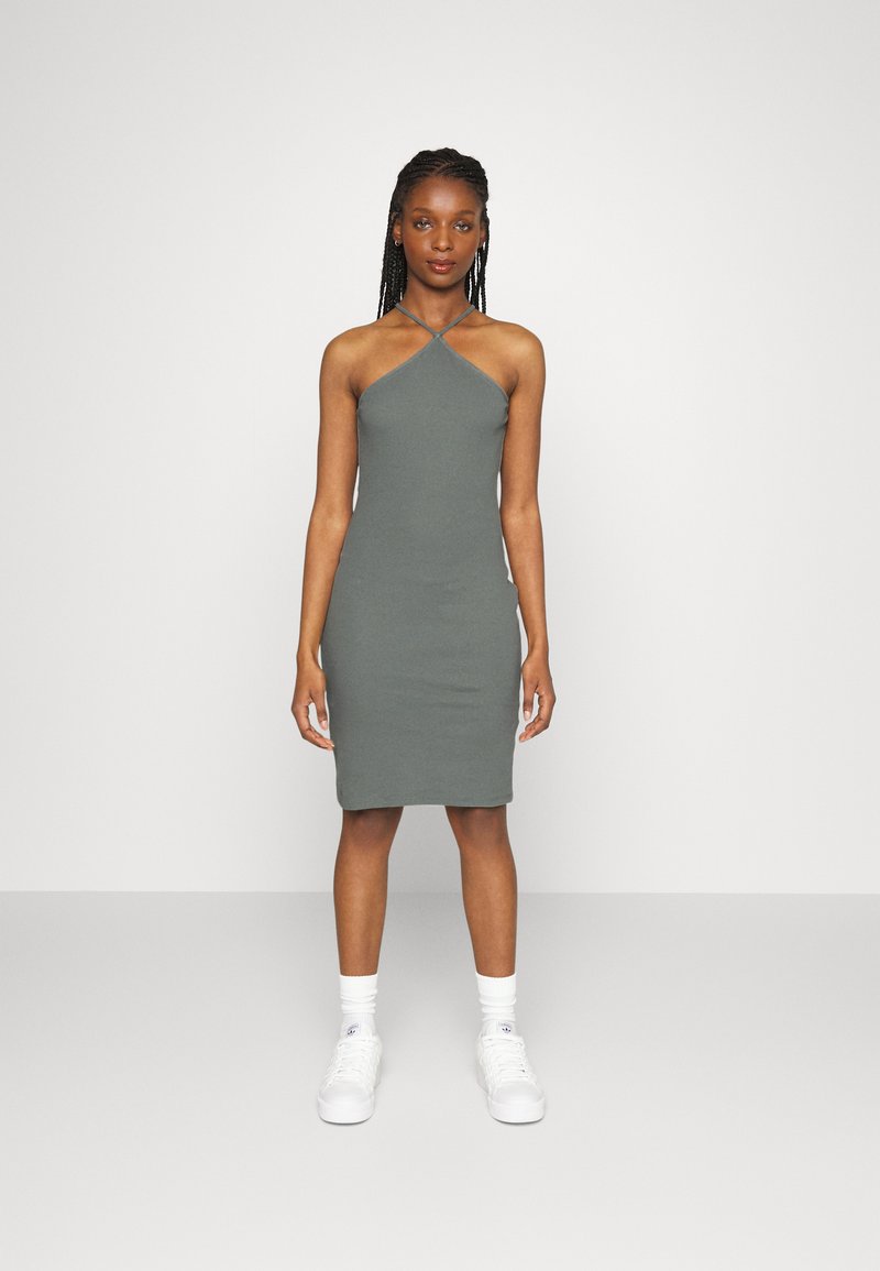 Damen Kleider | Even&Odd Petite Jerseykleidgreen/grün - BA79143 Damen Kleider | Even&Odd Petite Jerseykleidgreen/grün - BA79143