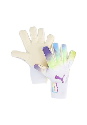 ULTRA ULTIMATE BRILLIANCE HYBRID - Guantes de portero - puma white-pure magenta-fizzy apple