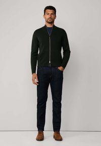 Hackett London Kardigán - hunter green