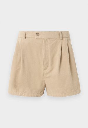 Filippa K HIGH WAIST PLEATED - Shorts - beige