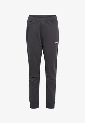 Hummel, HUMMEL HMLJR REGULAR ADJ WAIST PANTS UNISEX - Trainingsbroek - ebony