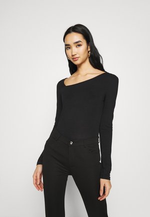 Langærmede T-shirts - black