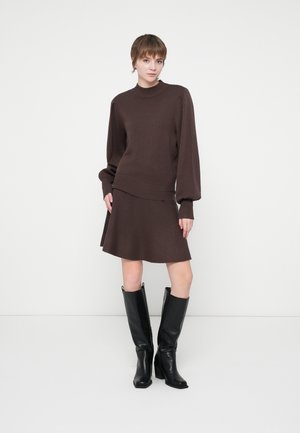 YAS, YASFONNY - Striktrøje - chocolate brown