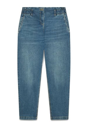 Fiorella Rubino, JEANS BALLOON EFFETTO WASHED - Jeans Tapered Fit - blu
