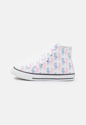 CHUCK TAYLOR ALL STAR SEAHORSE - Sneakersy wysokie - white/storm pink/light dew