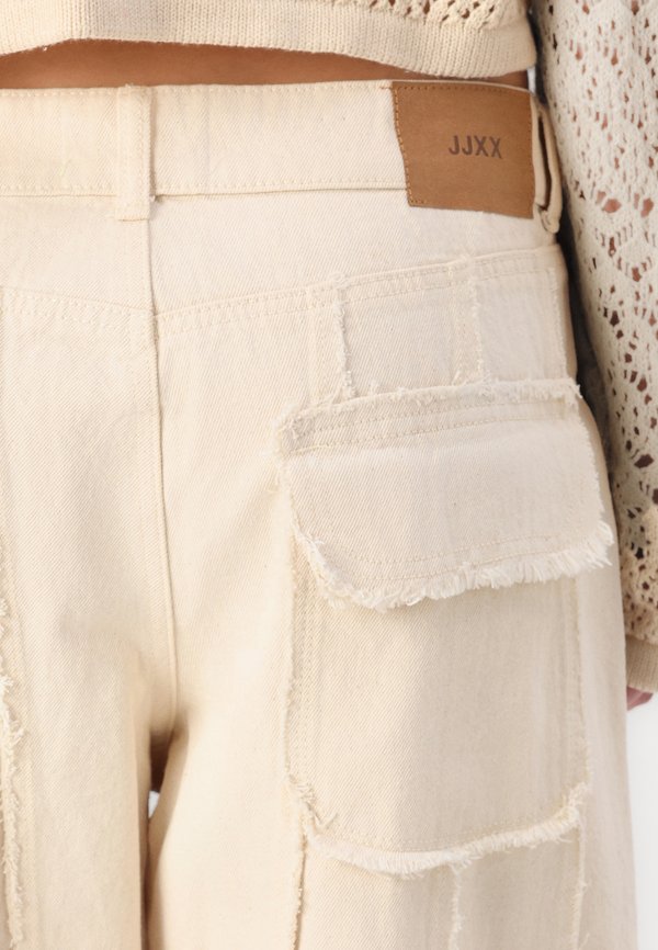 JXELLY TOKYO PANTS - Relaxed fit jeans - raw ecru2