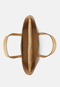 Lauren Ralph Lauren CROSSHATCH LEATHER LARGE KARLY TOTE - Veľká kabelka - camel