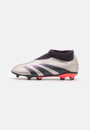 adidas Performance PREDATOR LEAGUE LL FG UNISEX - Fodboldstøvler til fast underlag - platin metallic/aurora black/turbo