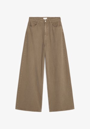 ARKET, ARKET WIDE JEANS - Wide leg - dark mole