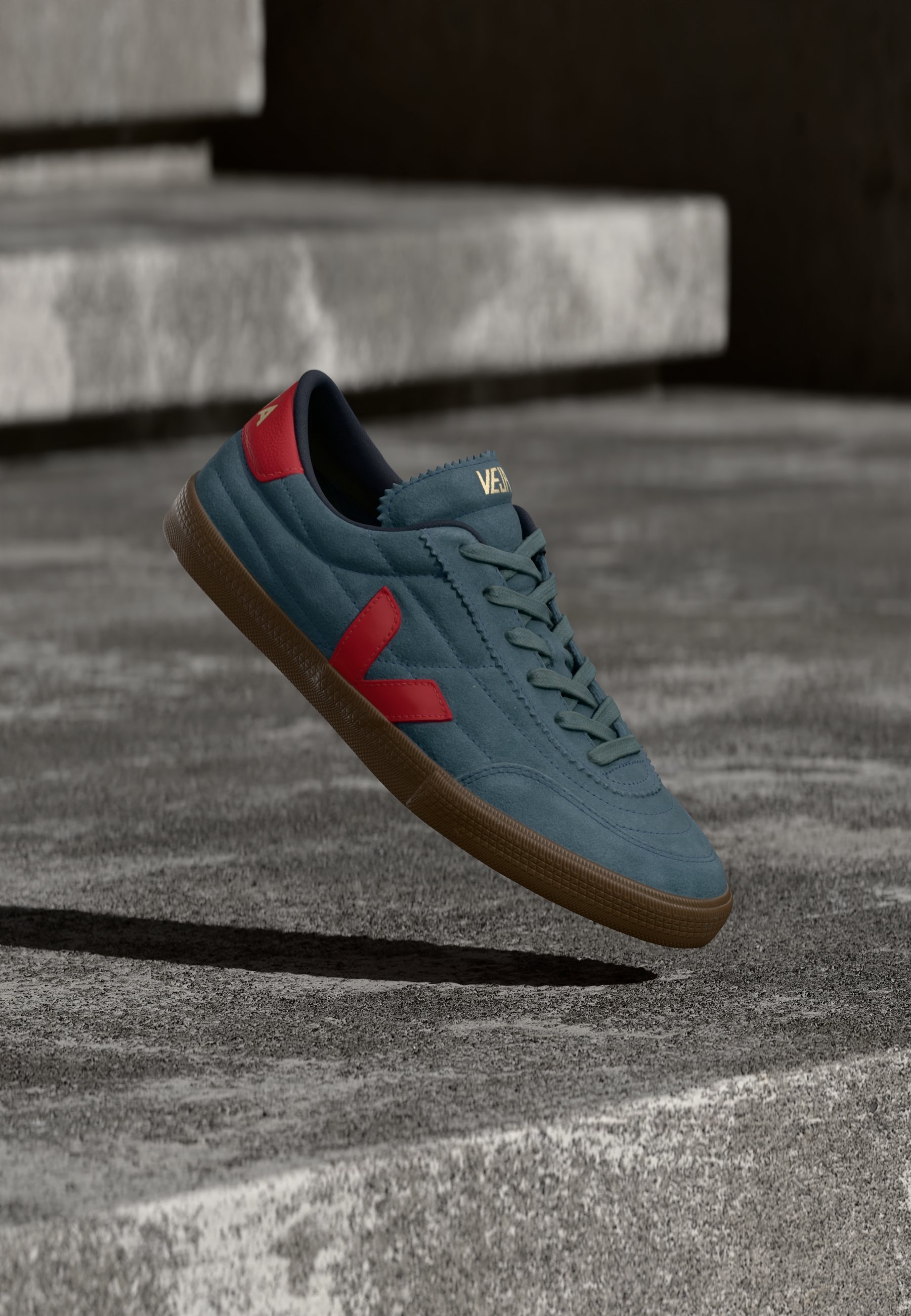 Veja PANENKA - Trainers - california/pepper/bark/blue - Zalando