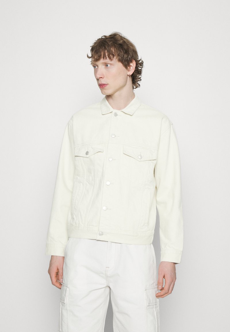 Abercrombie & Fitch Denim jacket ecru/beige Zalando.co.uk