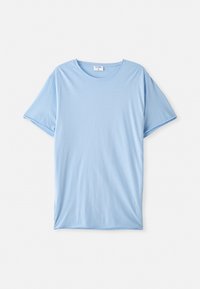 ROLL NECK TEE - Paprasti marškinėliai - frost blue