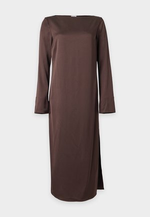 Filippa K, NAIA BOATNECK DRESS - Robe de soirée - dark chocolate