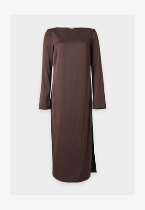 Filippa K, NAIA BOATNECK DRESS - Robe de soirée - dark chocolate