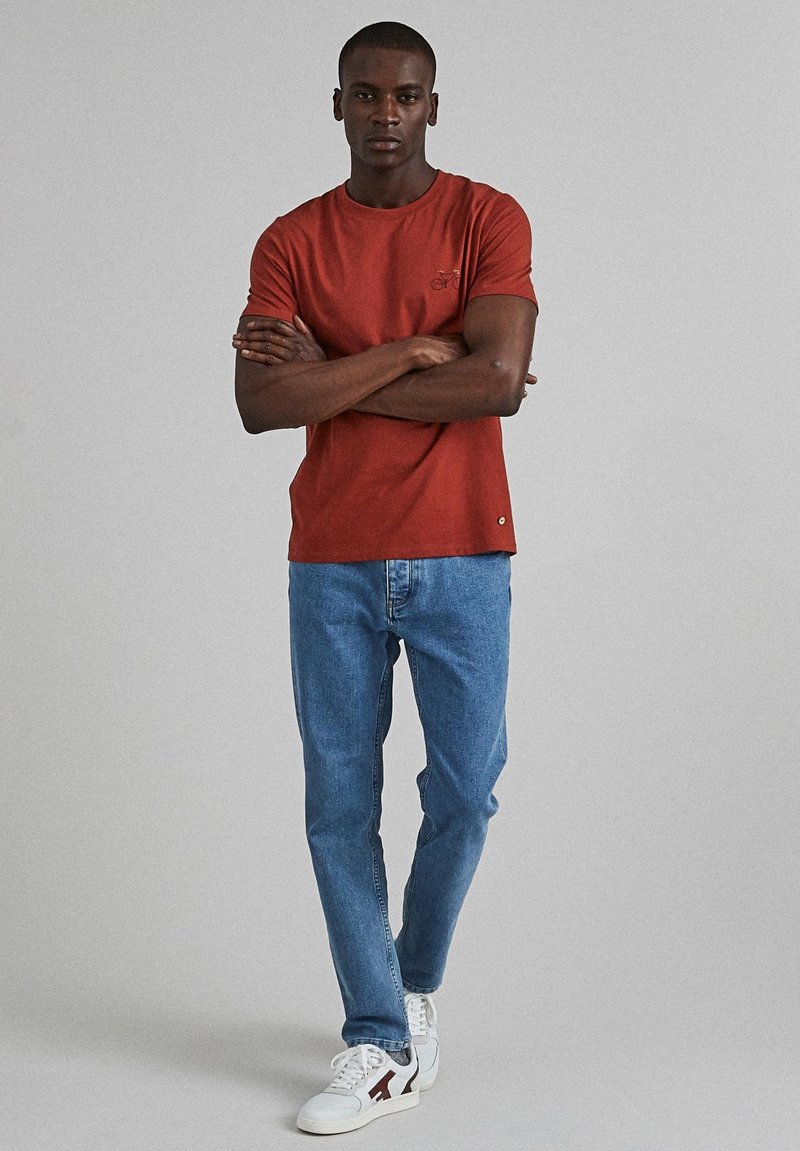 Faguo T-shirt basic rood