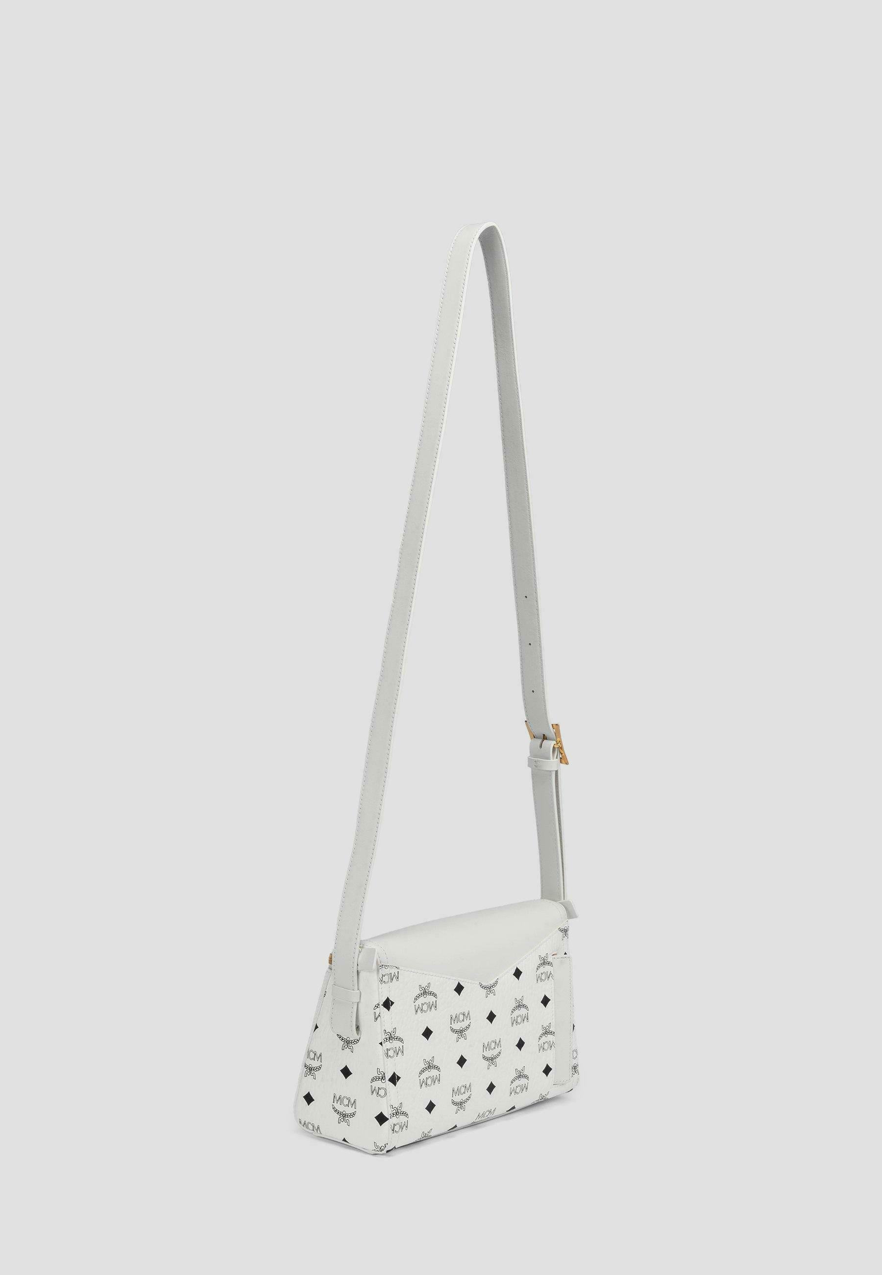 MCM DIAMANT MIX SHOULDER - Cross body bag - white - Zalando