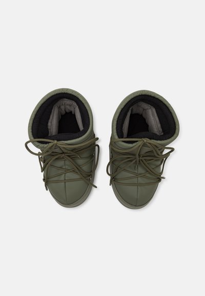 Moon Boot ICON LOW UNISEX - Nööritavad poolsaapad - khaki
