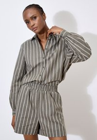 STRIPED  - Blusa - khaki