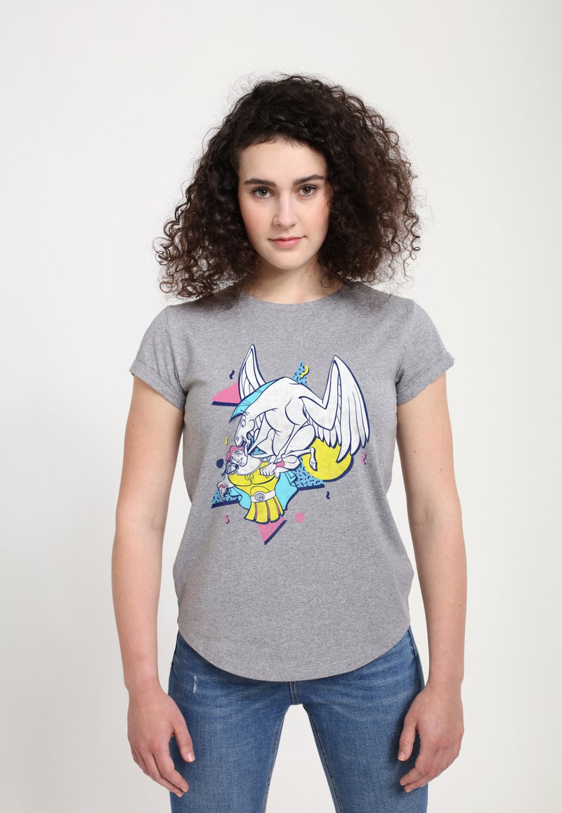 Henry Tiger HERCULES HERC 90S VIBE - T-shirts print - melange grey