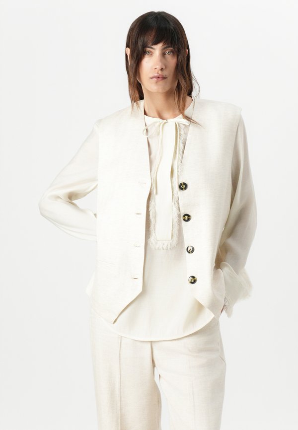 PALMER SUMMER - Waistcoat - pistachio shell2