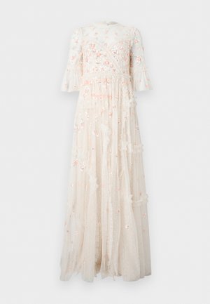 SHIMMER DITSY LONG SLEEVE GOWN - Ballkleid - cream/multi-coloured