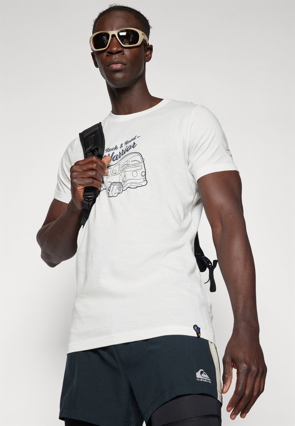 VAN - Print T-shirt - chalk3