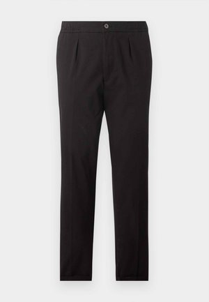 Pier One by Zalando, STRAIGHT LEG FORMAL - Pantalones - black/white
