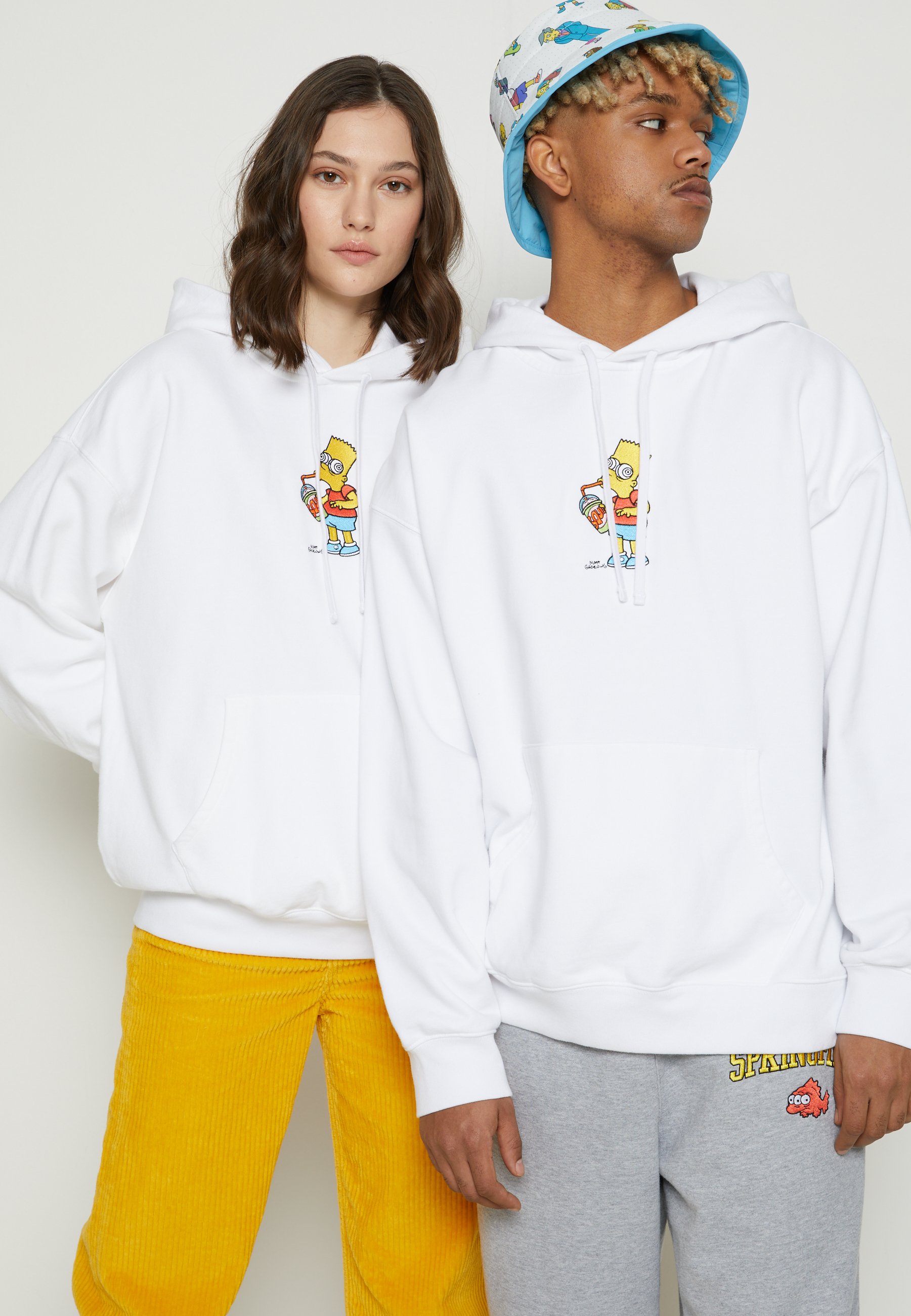 Levi's® LEVI'S® X THE SIMPSONS™ UNISEX - Hoodie - white/wit - Zalando.nl