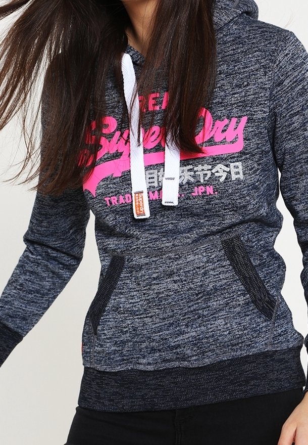 Superdry & Co Jersey con capucha - mottled grey