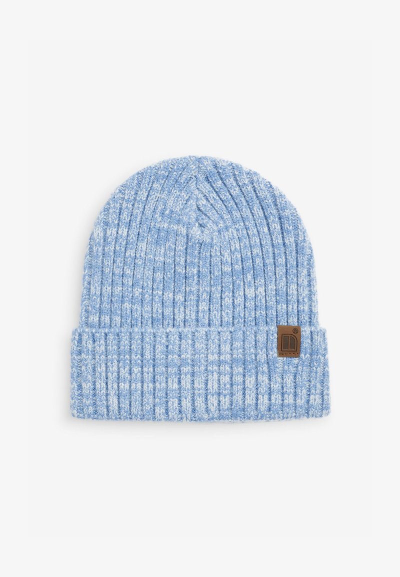 Next Kootud müts - light blue marl