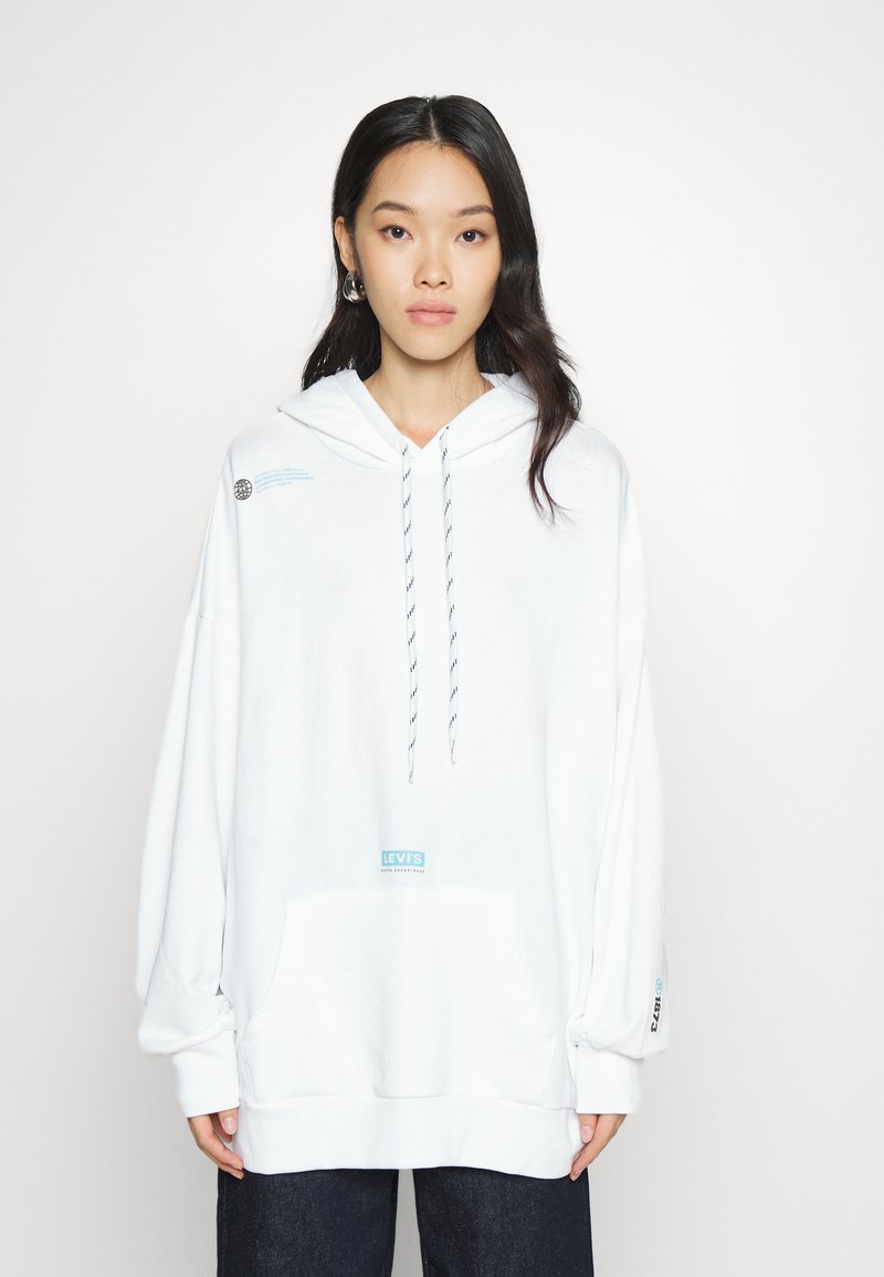 Levi's® PRISM HOODIE - Športni pulover - babytab/sporty white
