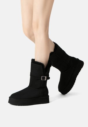 AUSTRALIA BRUSH-WAY STYLE MID - Winter boots - black
