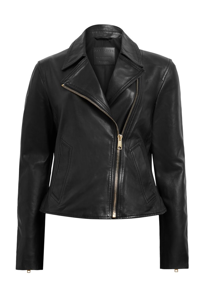AllSaints Leren jas zwart AllSaints Leren jas zwart